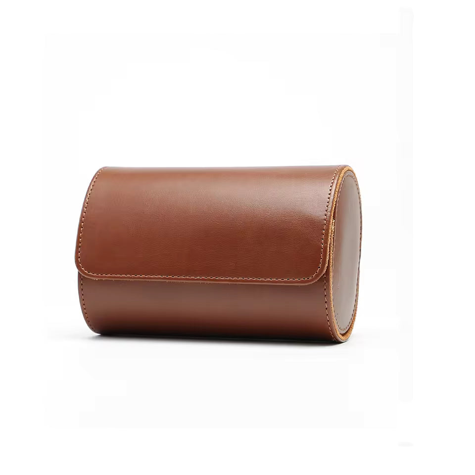Premuim Black Leather Case - 2 Slots